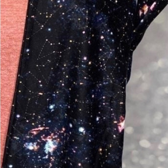 Lularoe OS Leggings Galaxy Constelations NEW - Picture 2 of 2